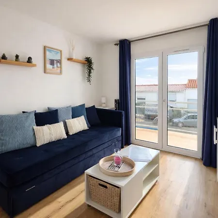 Bleue, Terrasse Vue Mer, Wifi Netflix * 생 힐레르 드 리에