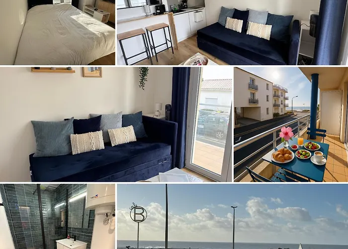 아파트 Bleue, Terrasse Vue Mer, Wifi Netflix