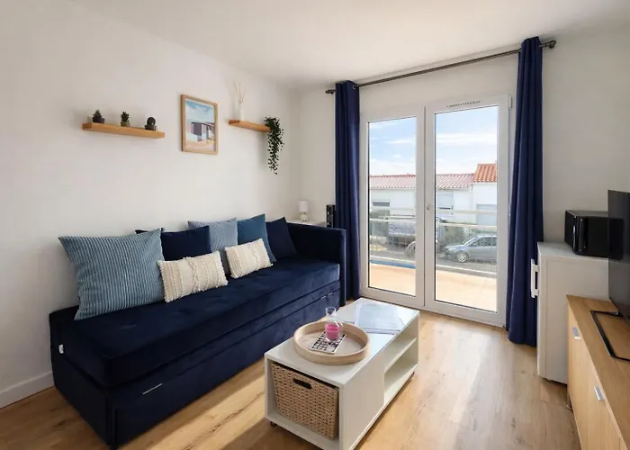 Bleue, Terrasse Vue Mer, Wifi Netflix * 생 힐레르 드 리에