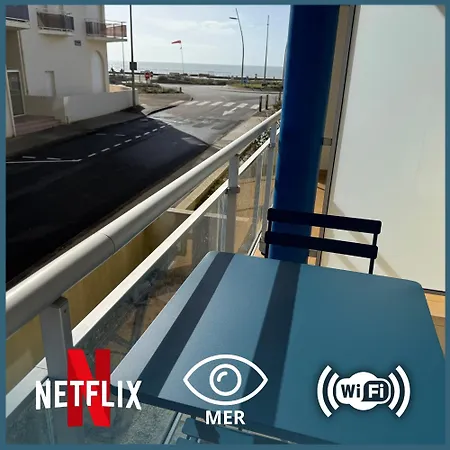Apartment Bleue, Terrasse Vue Mer, Wifi Netflix *